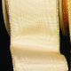 Gold Wire Edge Symphony Moire 2 Inch 11 Yards  Cream