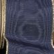Gold Wire Edge Symphony Moire 3 Inch 11 Yards  Navy Blue