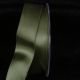 Wired Double Face Satin    #5 1 Inch  22 Yards Olive