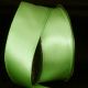 Wired Double Face Satin    #9 1 5/8in  22 Yards Lime