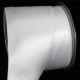 Wired Double Face Satin   #40 2 3/4in  22 Yards White
