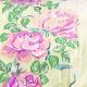 Printed Paper Semi Crush Rose 4 Inch 25 Yards Peach/yellow