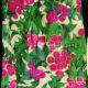 Printed Paper Semi Crush Holly 4 Inch 25 Yards Mistletoe Green