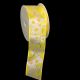 Wired Sheer Fleurs Printemps Ribbon