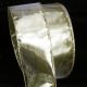 Wire Edge Fine Textured Lame 2 Inch 20 Yards  Gold