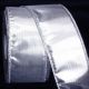 Wire Edge Fine Textured Lame 2 Inch 20 Yards  Silver