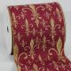 Wire Edge Fabric Ribbon Fleur De Lis 6 Inch 20 Yards  Bordeaux