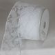Wire Edge Takara Lace 3 inch by 20 yards White