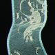 Wire Edge Flower Lace Ribbon 4 Inch  20 Yards Light Blue
