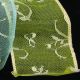 Wire Edge Flower Lace Ribbon 2 Inch  20 Yards Yellow