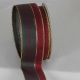Wire Edge Holiday Stripes 2 inch by 20 yards Hunter/Red/Navy