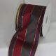 Wire Edge Holiday Stripes 4 inch by 20 yards Hunter/Red/Navy