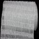 Wire Edge Sheer Isadora Plaid 6 Inch 20 Yards Silver/white