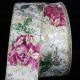 Wire Edge Print Mozart Roses 2 Inch 20 Yards Ivory/gold