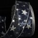 Wire Edge Sheer Milky Way 2 Inch 20 Yards  Navy