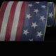 Wire Edge Sheer USA Flag 9.25 Inch 20 Yards  Dark Flag