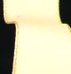 Gold Wire Edge Velvet 2 Inch 20 Yards  Cream