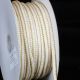 Gold Covered Link Cord 0.25 Inch 55 Yards   Ivory