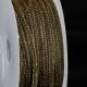 Gold Covered Link Cord 0.25 Inch 55 Yards   Navy