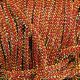Gold Covered Link Cord 0.25 Inch 55 Yards   Red