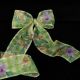 Wired Edge Sheer Flowers Ribbon Jackie 2 inch by 20 yards