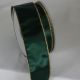 Wired Metallic Edge Satin 2 inch by 20 yards Hunter/Gold