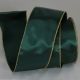 Wired Metallic Edge Satin 3 inch by 20 yards Hunter/Gold