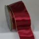 Wired Metallic Edge Satin 3 inch by 20 yards Bordeaux/Gold