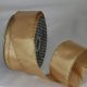 Wired Metallic Edge Satin 2 inch by 20 yards Gold/Gold
