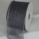 Wired Sheer Mini Check Saturn 3 inch by 20 yards Navy