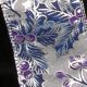 Wired Sheer Gold Print Missel 2 Inch 20 Yards  Navy Silver