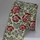 Wired Velvet Glitter Roses 4 inch by 20 yards Ivory