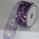 Wire Edge Sheer Milky Way 2 inch by 20 yards Purple