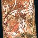 Wired Taffeta Print 2.5 In 20 Yard Copper/orange