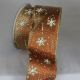 Wired Holo Lame Winter Wonder 3 inch by 20 yards Copper