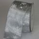 Wired Holo Lame Winter Wonder 3 inch by 20 yards Silver
