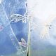 Wired Sheer Dragonflies 2.5 Inch 20 Yards Ivory