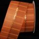 Wired Woven Taffeta Gold Link 2.5 Inch 27 Yard Orange/copper