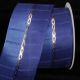Wired Woven Taffeta Gold Link 2.5 Inch 27 Yard Blue/navy