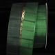 Wired Woven Taffeta Gold Link 2.5 Inch 27 Yard Green/hunter