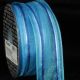 Wired Semi Sheer Alisha 1.5 Inch 27 Yard  Blues