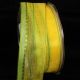 Wired Semi Sheer Melanie 1.5 Inch 27 Yard Yellow/green