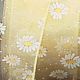 Wired Sheer Camomile Flowers 1.5 Inch 20 Yards Soft Yellow