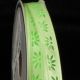 Wired Embossed Petals 1/2 Inch 20 Yards Light Green