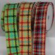 Wired Woven Lombard Plaid Ribbon