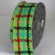 Wired Woven Lombard Plaid 3 inch by 20 yards Green