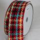 Wired Woven Lombard Plaid 3 inch by 20 yards Red