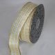 Wired Holiday Plaid Small 1.5 inch by 20 yards Gold/Ivory