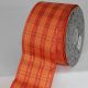 Wired Fall Plaid 3 inch by 20 yards Orange/Gold