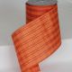 Wired Fall Plaid 6 inch by 20 yards Orange/Gold